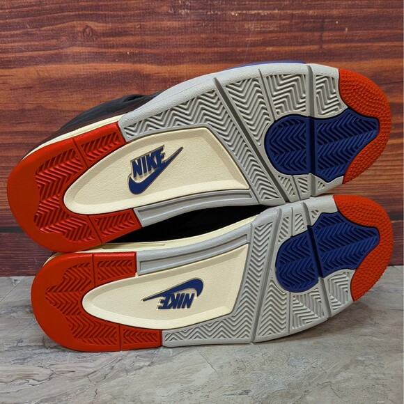 Nike Air Jordan 4 Retro Rare Air Men's 10.5 Black Red Blue FV5029-003 B-grade - Picture 10 of 11